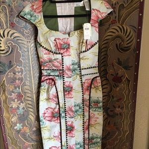 Byron Lars Anthropologie Floral Dress